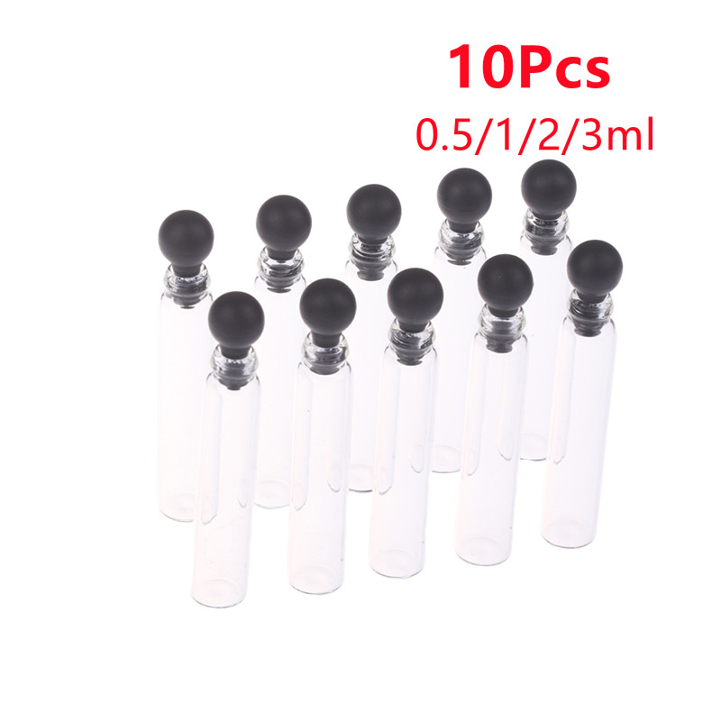 Perfume Fragrance Lab - 10pcs 0.5/1/2/3ml Empty Mini Glass Perfume