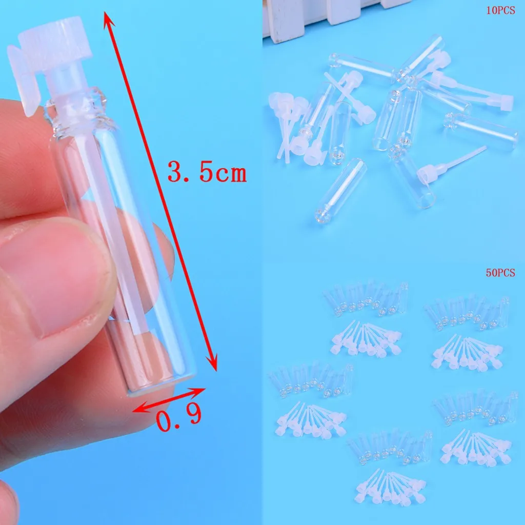 Perfume Fragrance Lab - 50PCS 1ml Portable Mini Glass Perfume