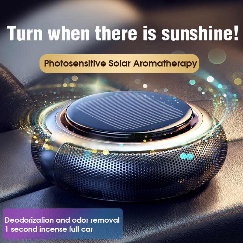 Perfume Fragrance Time - New High-Quality Solar Energy Rotating Aromatherapy