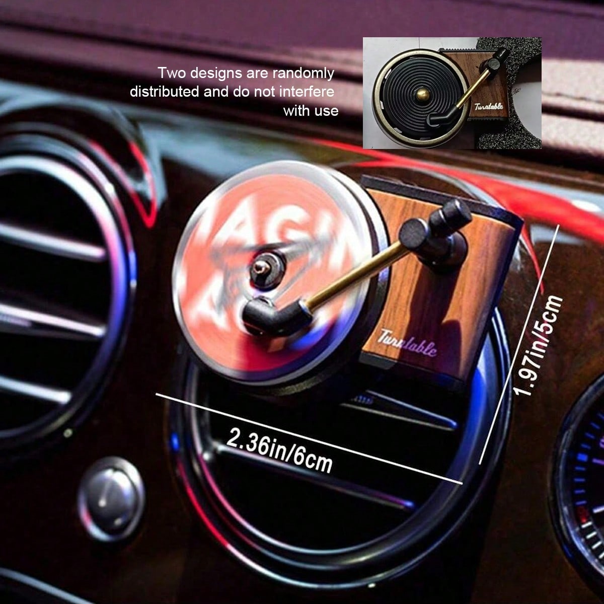 Perfume Fragrance Time - 1Pc Car Aromatherapy Air Vent Record
