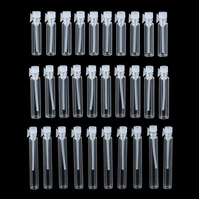 10PCS 1/2/3 ml Empty Mini Glas - Perfume Fragrance Lab ulasan dan harga
