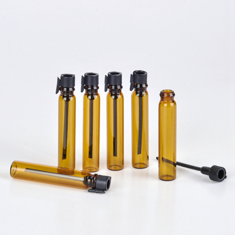 100pcs 1/2ml Empty Mini Amber  - Perfume Fragrance Lab ulasan dan harga