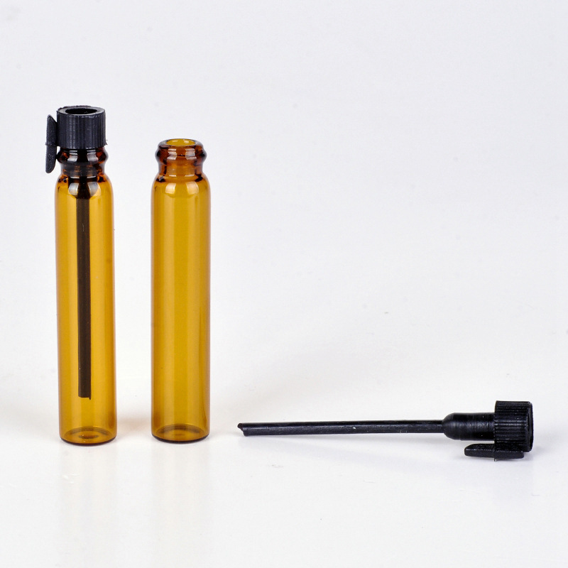 100pcs 1/2ml Empty Mini Amber  - Perfume Fragrance Lab ulasan dan harga