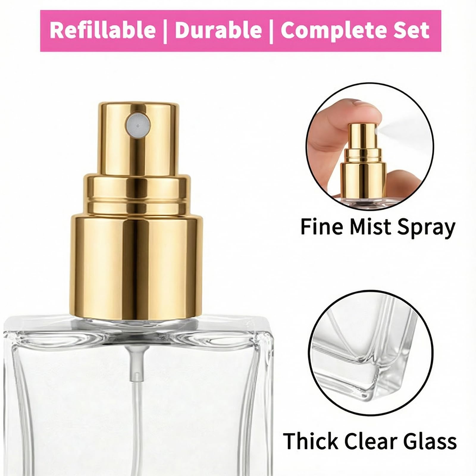 High quality 30 15ml clear gla - Oud Perfume Spray ulasan dan harga