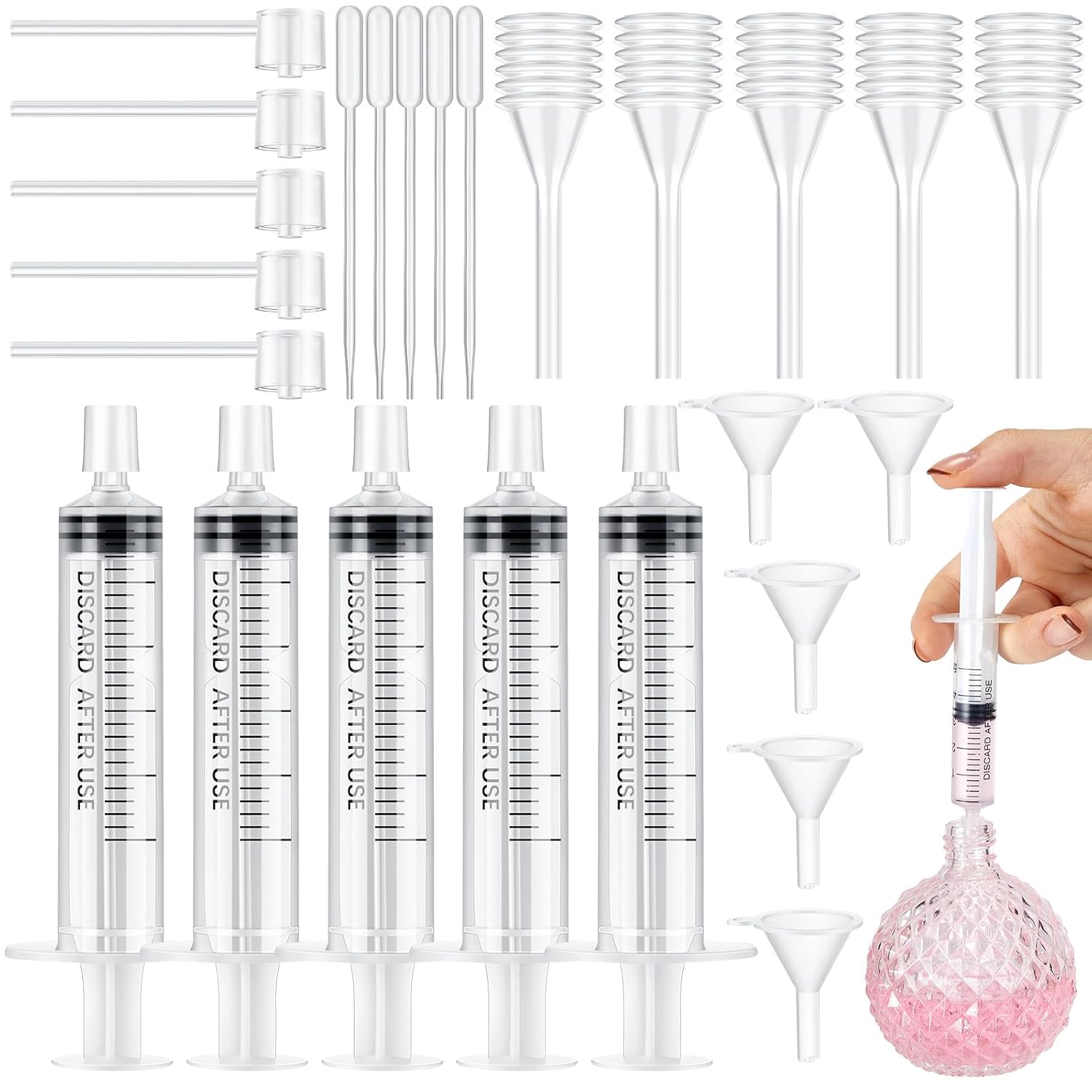 25/50PCS  perfume refill pump  - Fragrance Atomizer Pump ulasan dan harga