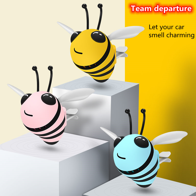 New Cute Bee Car Air Freshener - Perfume Fragrance Time ulasan dan harga