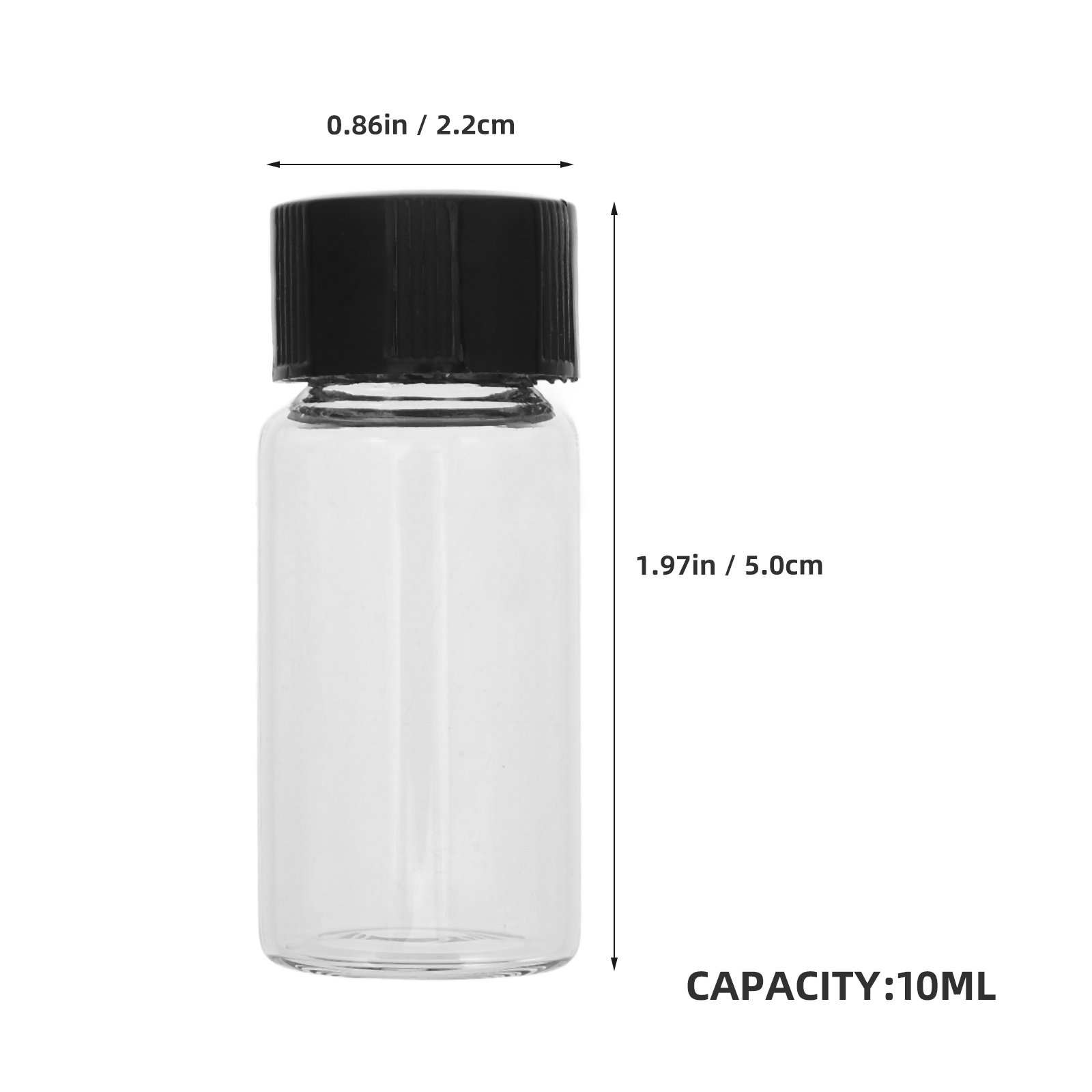 100Pcs 10Ml Clear Glass Sample - Perfume Fragrance Lab ulasan dan harga