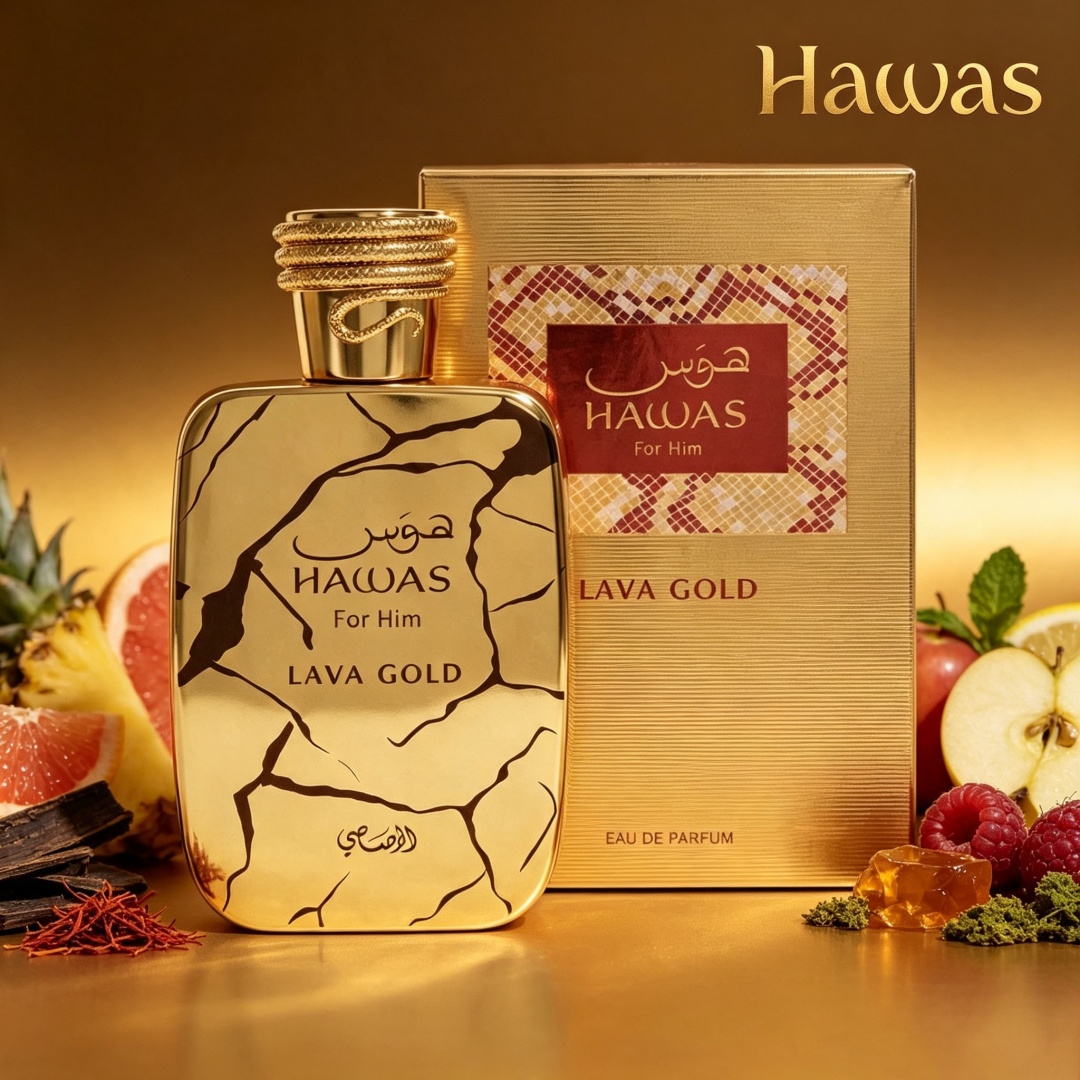 Hawas Lava Gold by Rasasi 100m - Perfume Xeryus ulasan dan harga