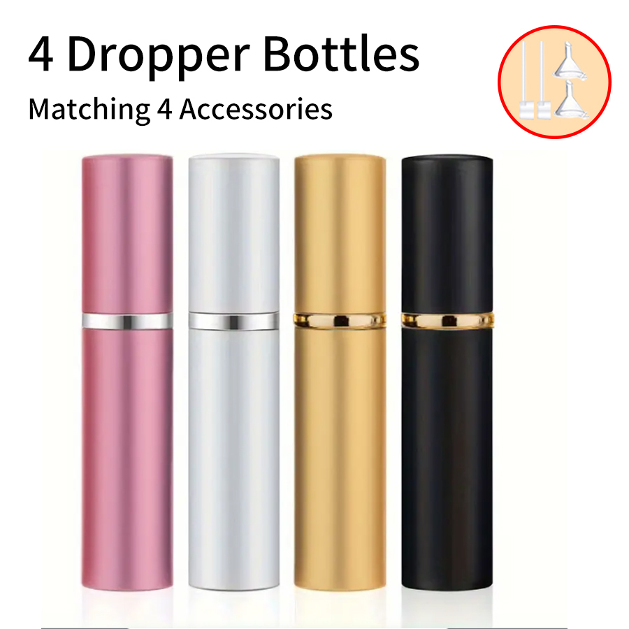 4pcs+4 Accessories 5ml Refilla - Fragrance Atomizer Pump ulasan dan harga