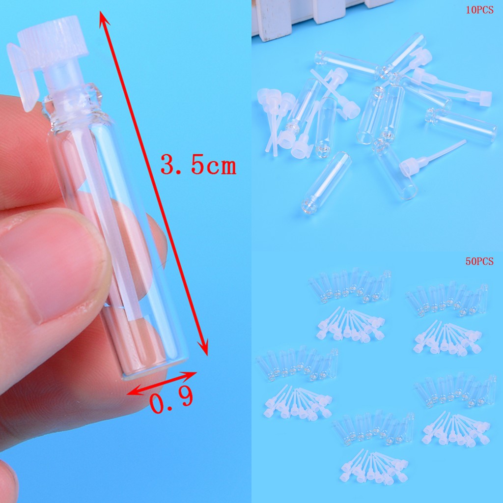 50PCS 1ml Mini Glass Perfume S - Perfume Fragrance Lab ulasan dan harga