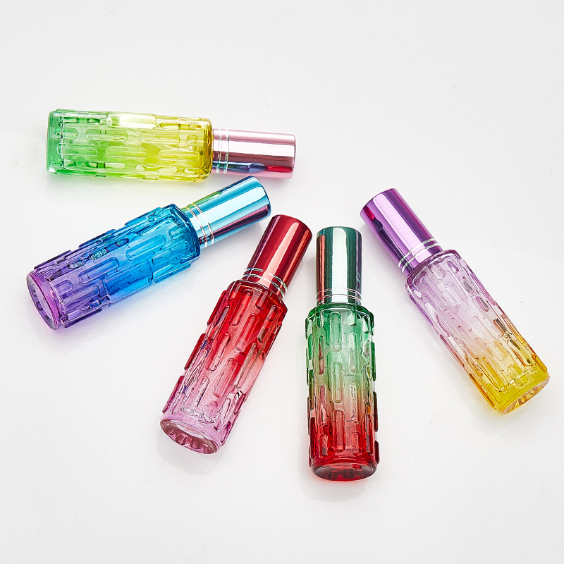 1Pcs 10ml Colorful Square Glas - Fragrance Atomizer Pump ulasan dan harga