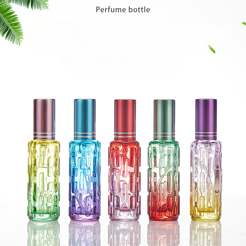 1Pcs 10ml Colorful Square Glas - Fragrance Atomizer Pump ulasan dan harga