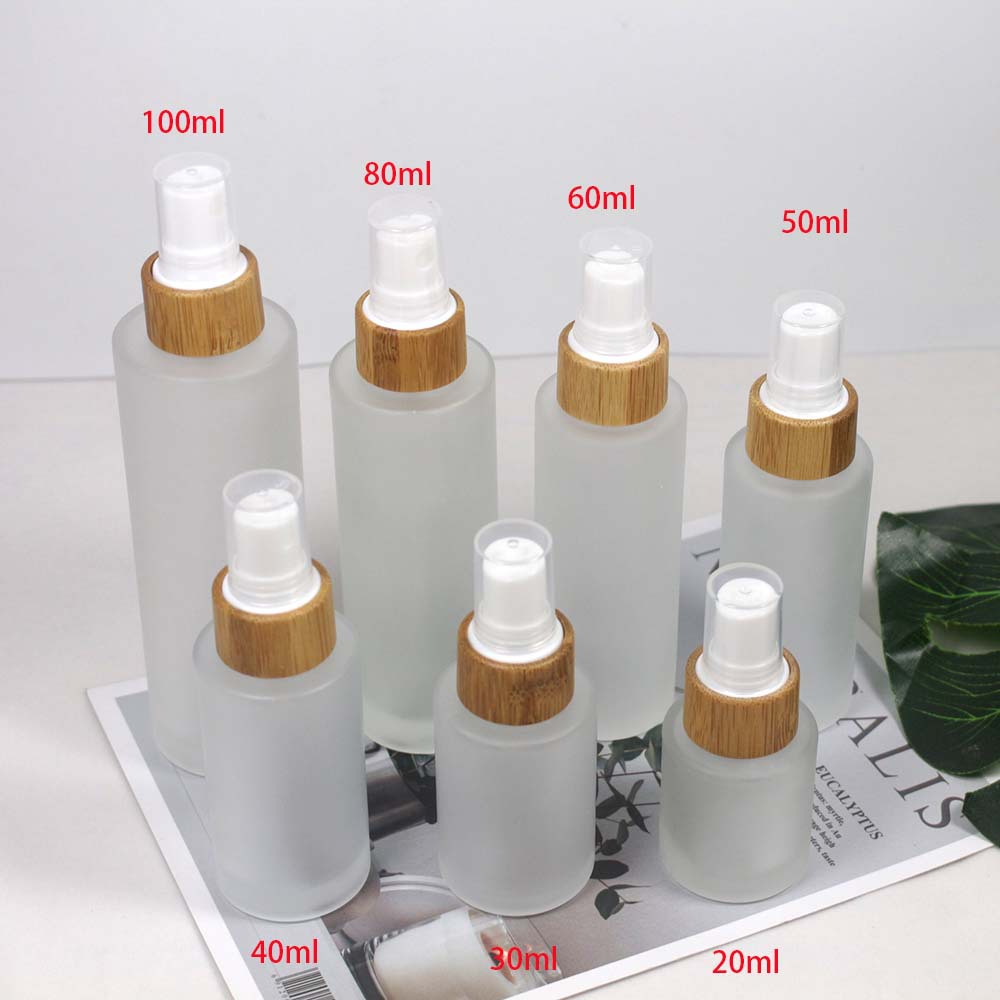 Natural Bamboo Perfume Bottle  - Fragrance Atomizer Pump ulasan dan harga