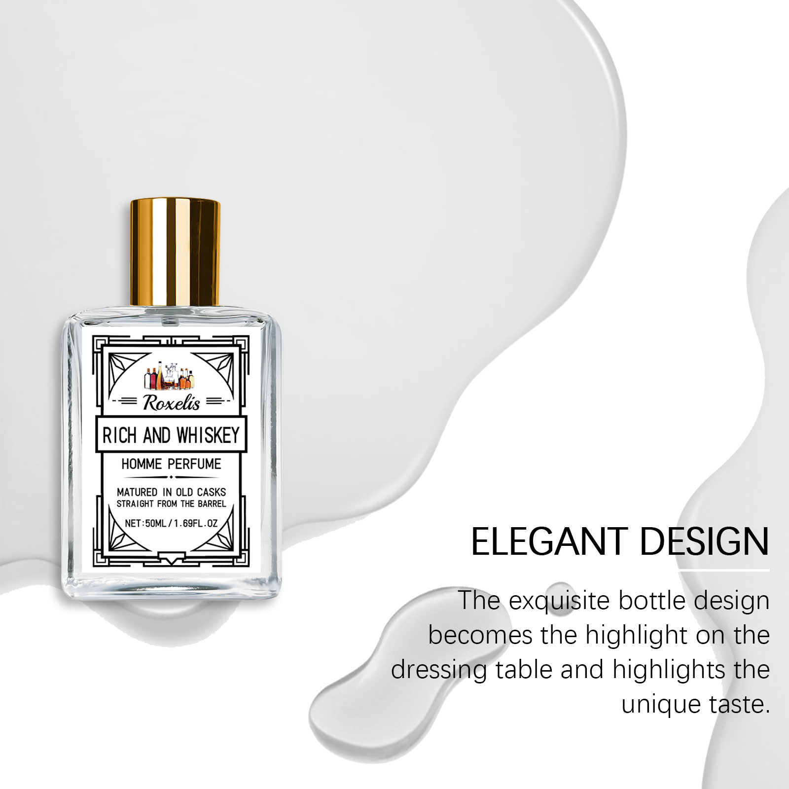 Roxelis 50ml Charm Whisky Men' - Perfume Xeryus ulasan dan harga