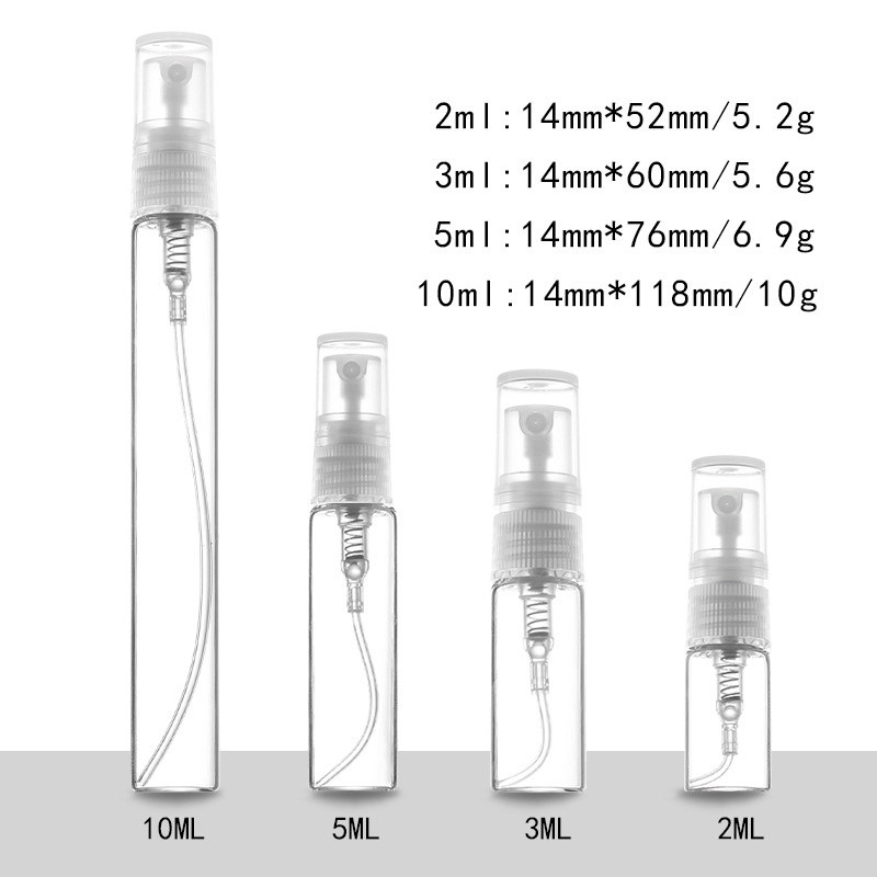 5Pcs/Pack 2ml 3ml 5ml 10ml Bla - Fragrance Atomizer Pump ulasan dan harga